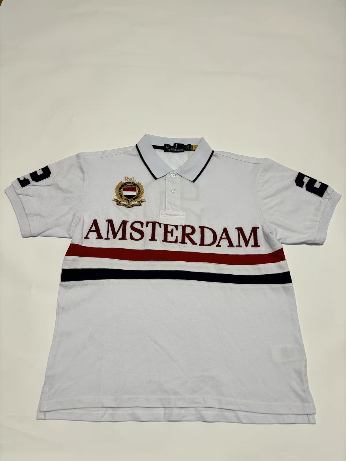 Chicago Tokyo Milan Men's Polos Shirt Long Sleeve Designer Collar Embroidered Cotton 2026 Autumn/Winter Youth Fashion s-5XL