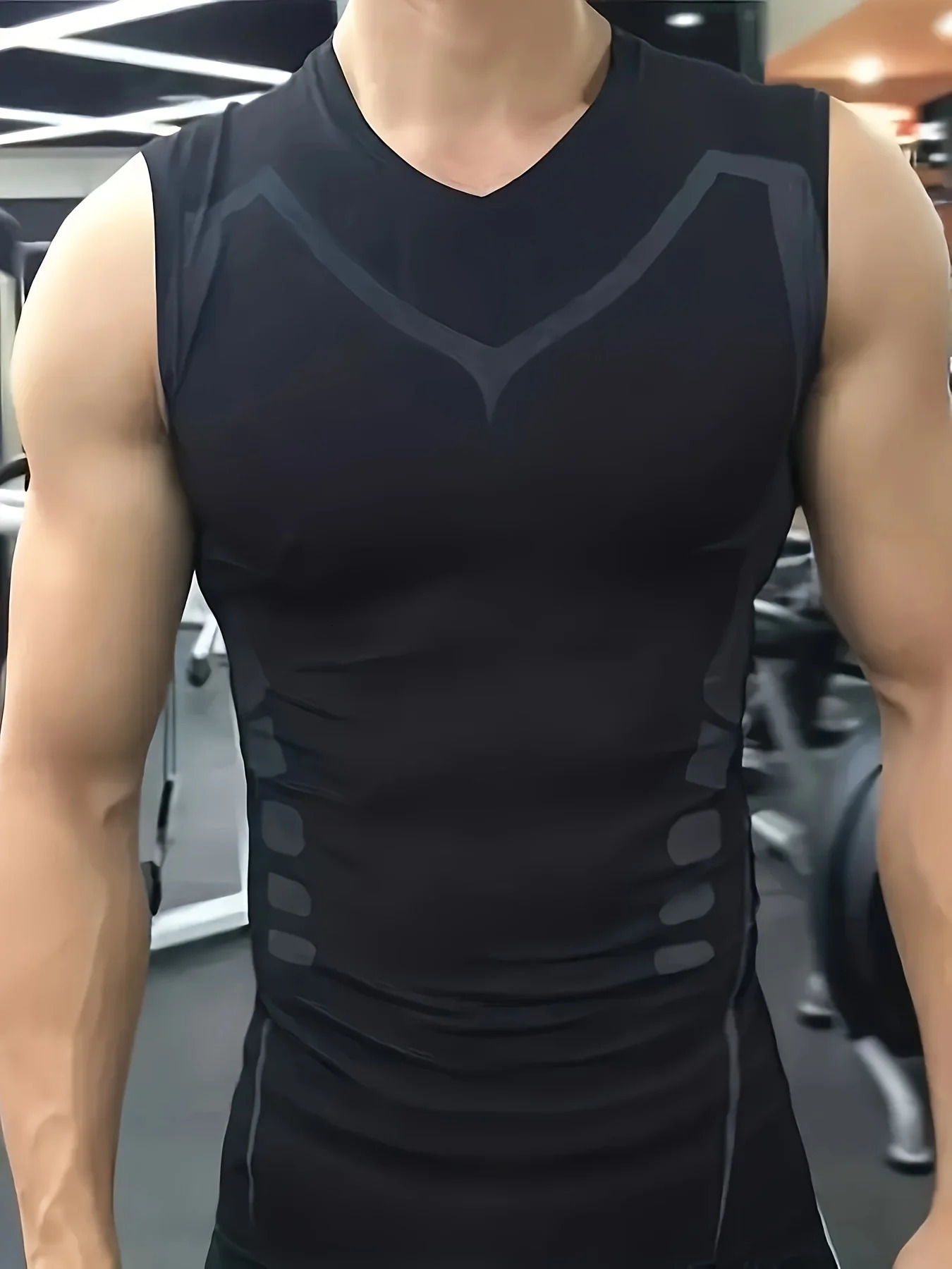Sports vest mens summer ice silk quick drying thin fit fitness running training tight top sleeveless 260423BANJIA