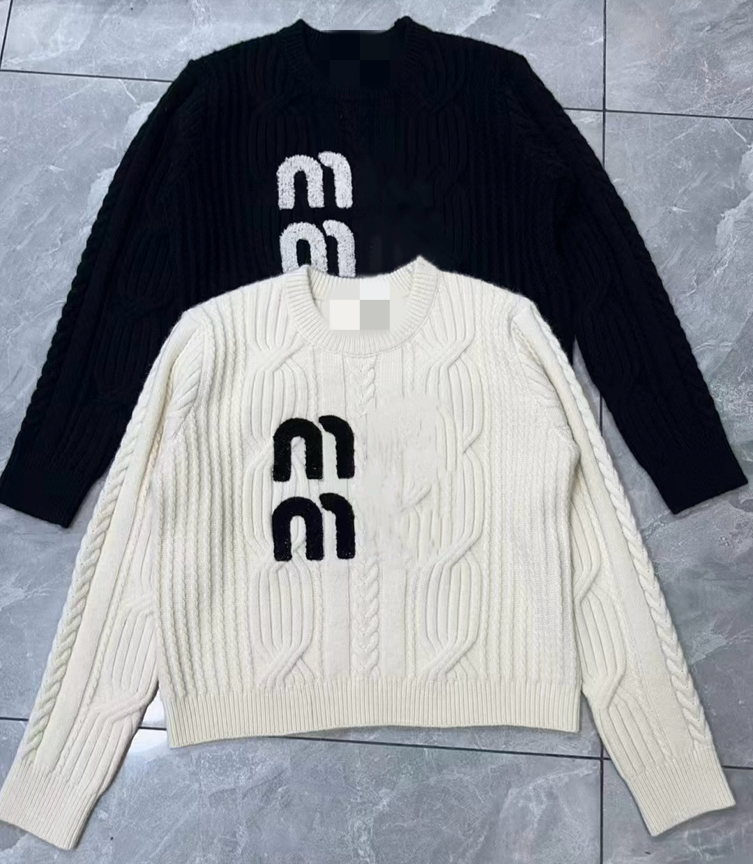 Femmes Designer Col rond Pull En Tricot Nouveauté Décontracté Mode Tricoté Pull Dames Usage Quotidien Hauts