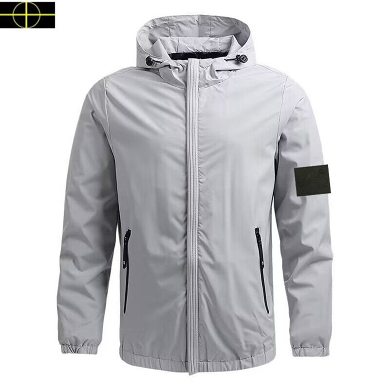 luxury Men's Spring Autumn Windrunner Jacket Thin Jacket Men's Sports Windbreaker Coat Couple Dress Women hooded hiking jacket brand co-image-844263319