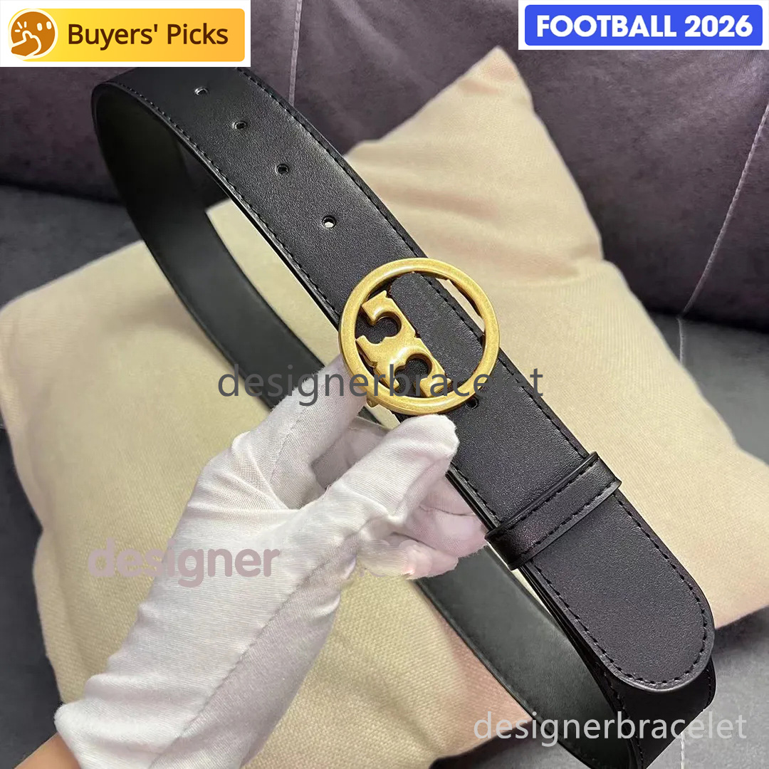Belt designer belt luxury belt for men women letter T classic solid color width business simple Cross-shaped mark metal gold plated buckle belt fash