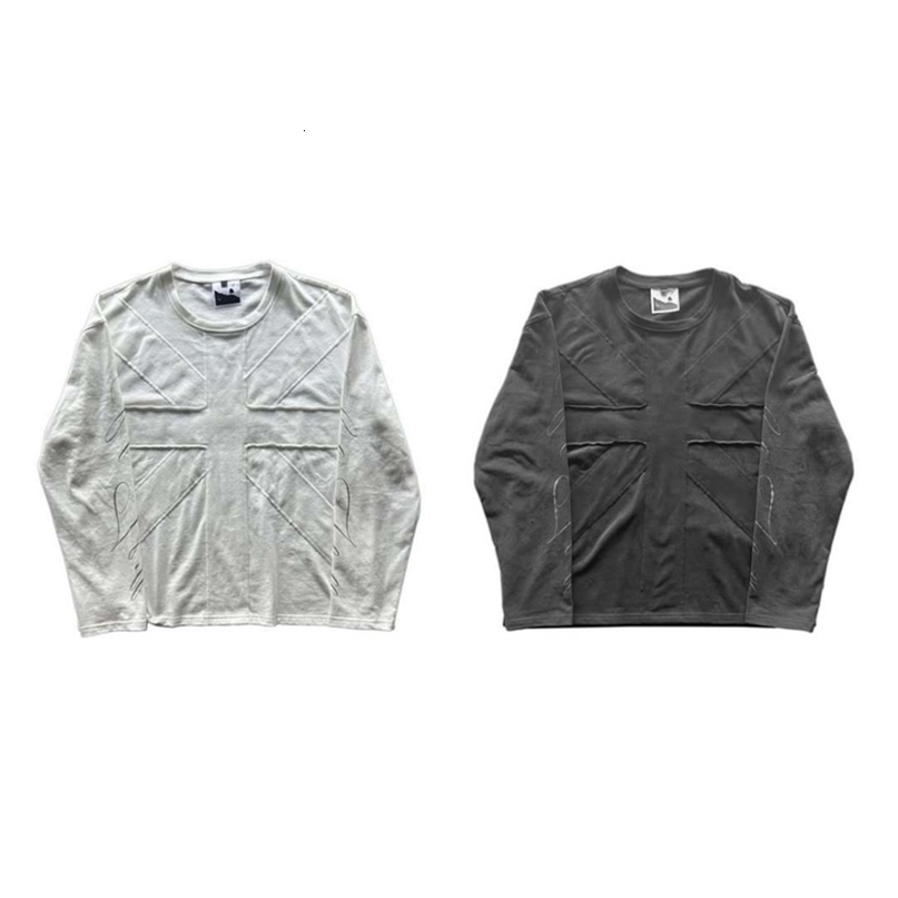 Men's Sport Long Sleeve T-Shirt, Relaxed Fit Graphic Print Polyester Pullover, Machine Washable Hip Hop Retro Tee