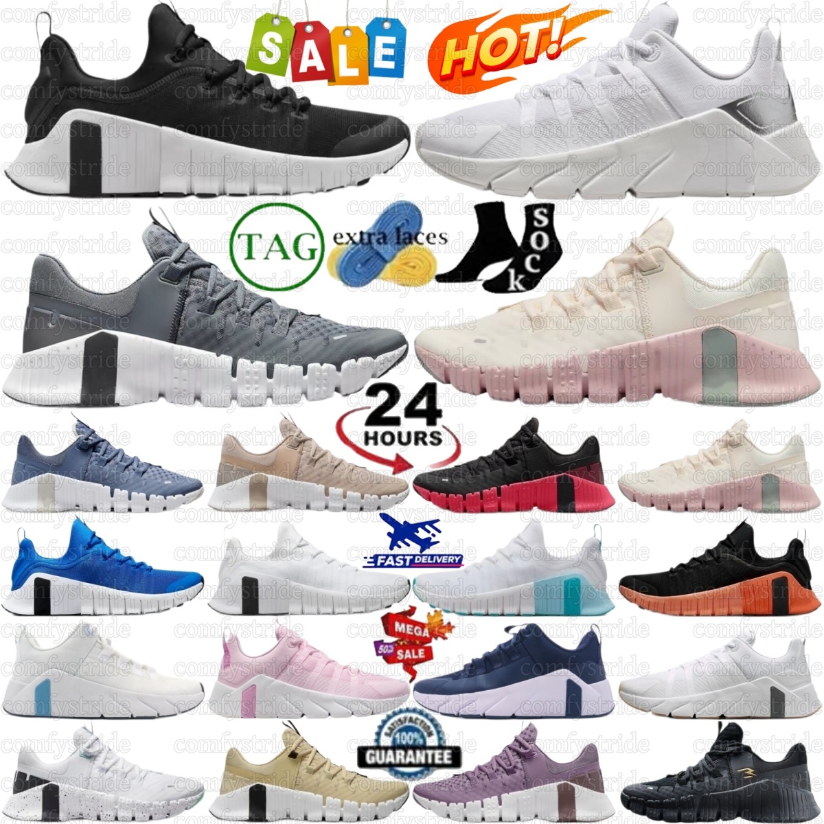 Free Metcon 5 6 7 Sneakers Shoes Black Anthracite Womens Mens White Platinum Tint Gum Light Brown Pink Glacier Cactus Iron Smoke Grey Violet Dust Ox