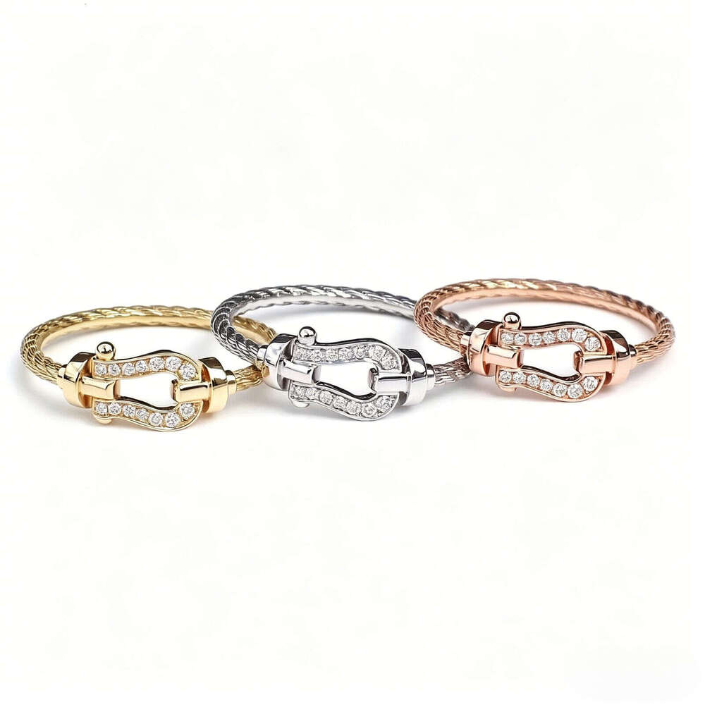 Ring Designer Ring Women Horseshoe Buckle Zircon Ring 20 Styles Fine Electroplated Minimalist Stackable Light Luxury Daily Couple Fashion Jewelry-image-1103422152