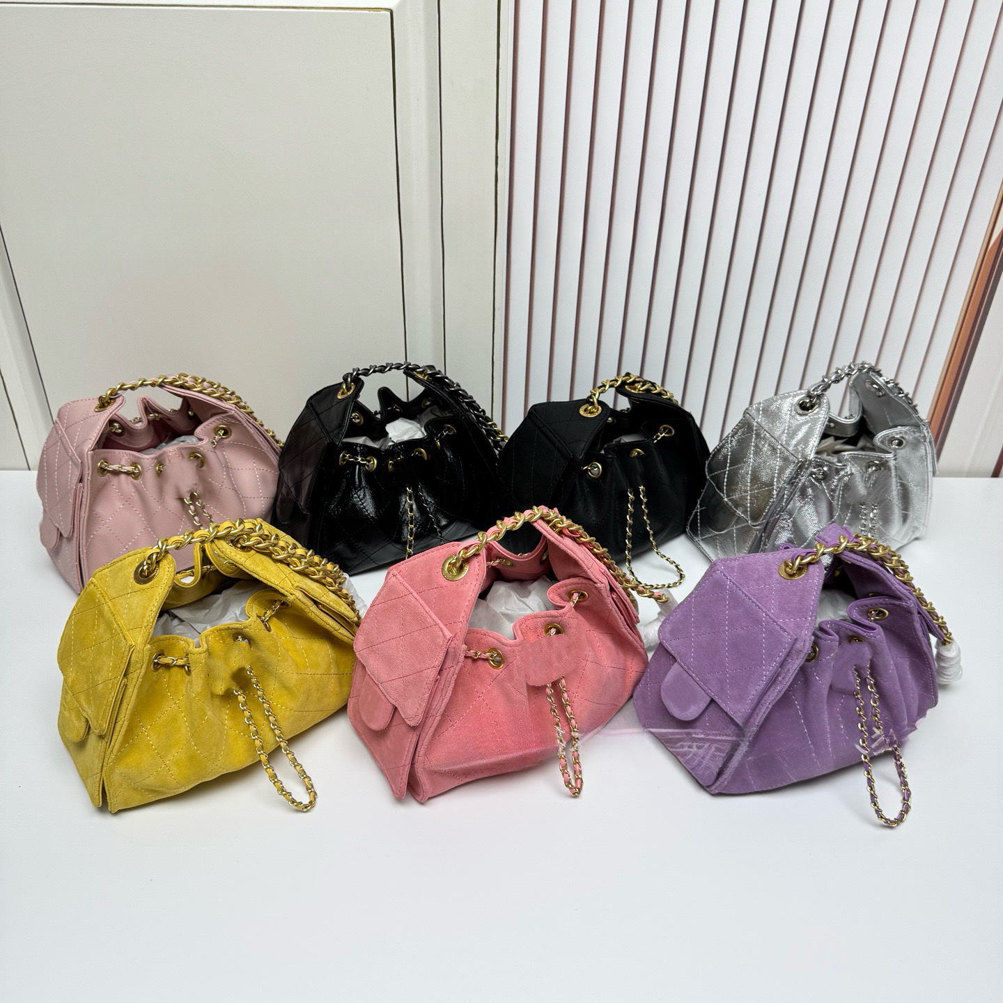 2026best seller Fashion New Designer Handbag Pulling Rope Quilted Chain Shoulder Bag Single Shoulder Bag Trendy Design Vacation Bag