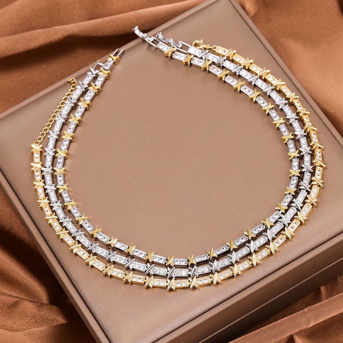 Dainty Adjustable Pendant Necklace Zircon open photo locket pendant Simple And Elegant Fashionable Choker Full Of Diamonds Stylish Necklace Dress Ac