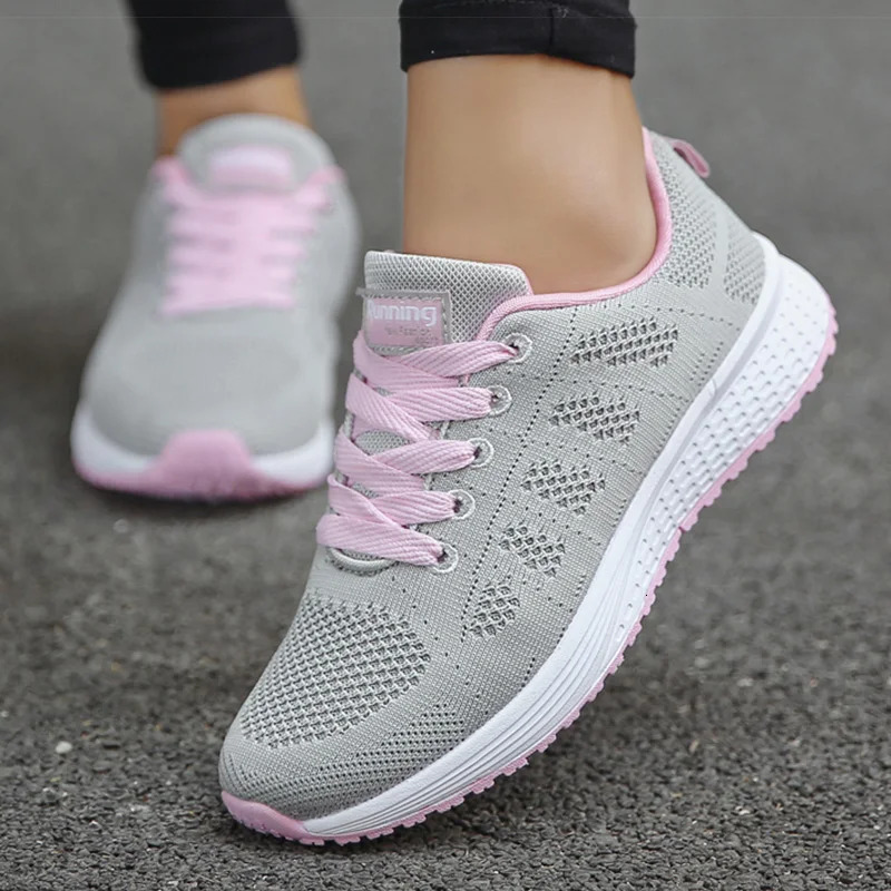 Womens Sports Shoes Sneakers For Woman Lightweight Casual Sneaker White Trainer High Quality Tenis 260424banjia