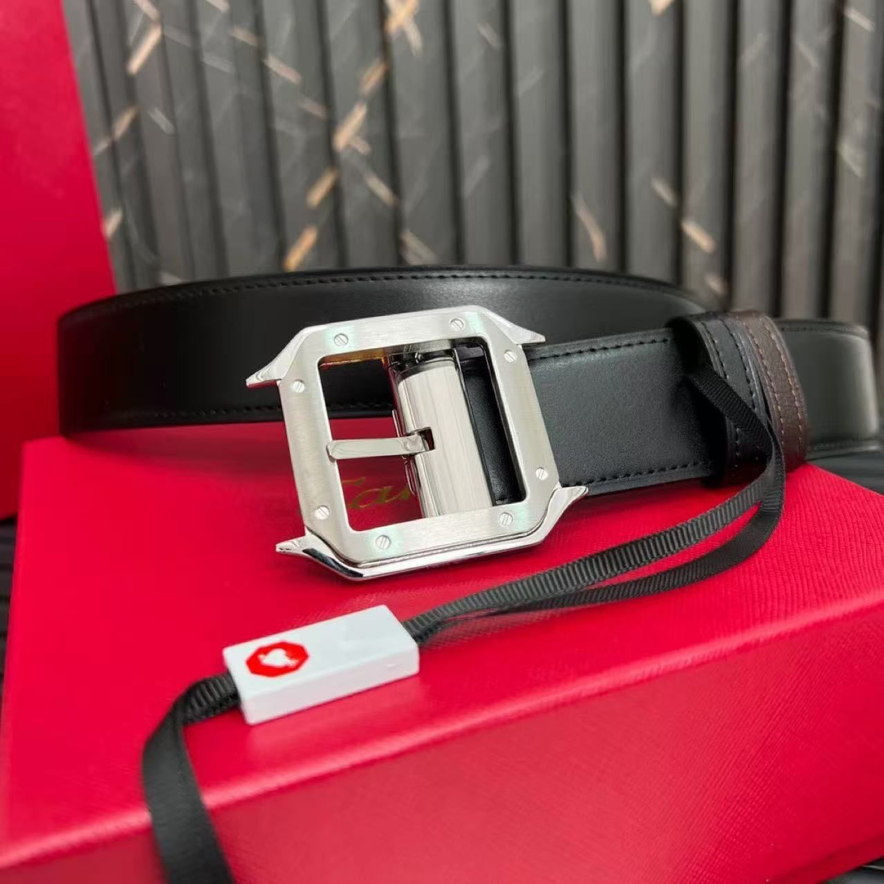 New designer belt for men fashion classic needle buckle genuine leather cowhide Versatile for Business and Leisure brand belt with a red gift box
