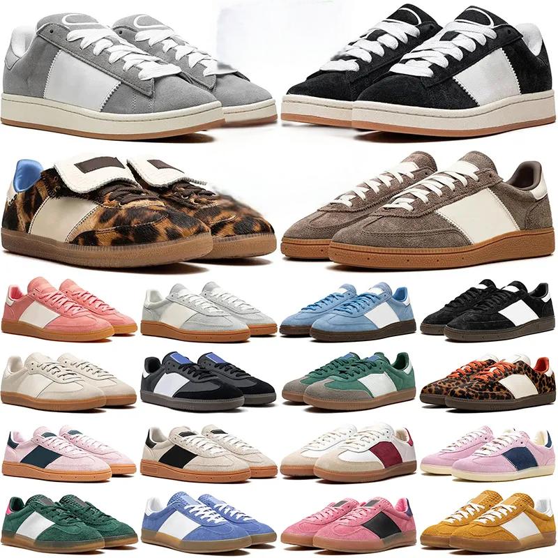 2026 Chaussures de créateurs Léopard Designer Baskets Hommes Femmes Noir Blanc Gomme Bleu Ciel Beige Vert Foncé Rose Écarlate Violet Baskets Pour