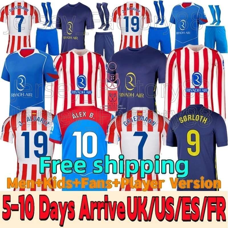 J. ALVAREZ GRIEZMANN Soccer Jerseys ALEX B. Sorloth Le Normand KOKE SAUL camiseta 2025 football shirt athletico madrid 25 26 atleticoS de madrid jer