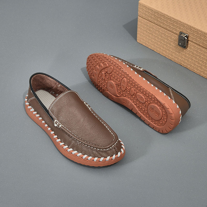 Mode pêcheur mocassins hommes blanc en cuir véritable Espadrilles chaussures hommes marche baskets chaussures Zapatos Hombre 250612
