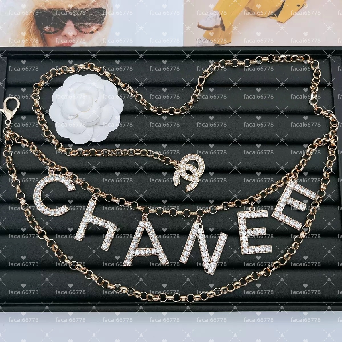 Designer Belt Retro Gold Letter Waist Chain Waistband Diamond Letters Chain Belt Layered Chain Multi Silver Style Accessory for Dresses Luxury Charm