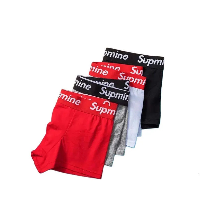 5 pieces supremely underware Cotton boxers for men Sports Panties Underwear Large Size Lot Soft Underpants Man Lingerie Shorts Boy Running supremely Boxers $4