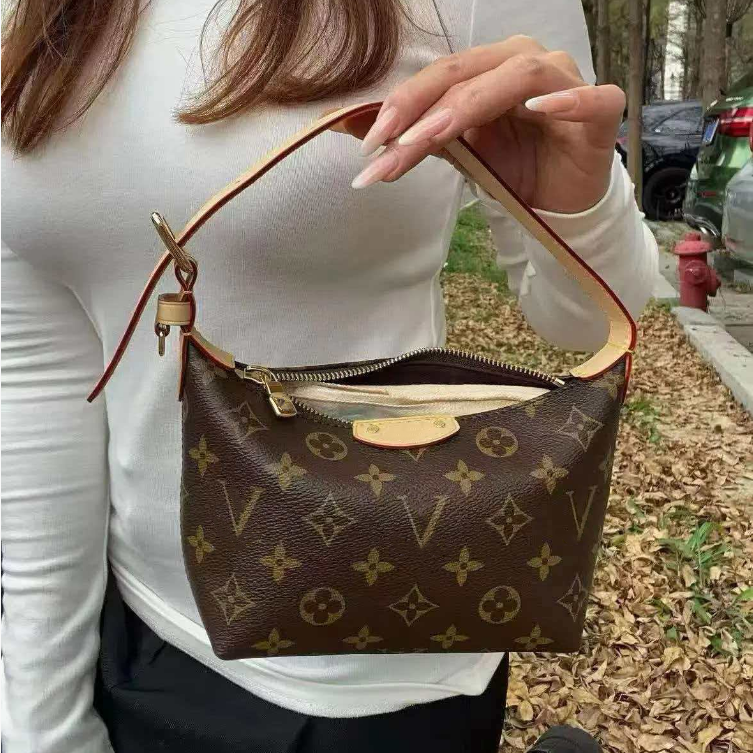 New liv pochette Underarm bags fashion brand designer bag tote bag Genuine leather design chain crossbody package clutch handbag evening bags wallet