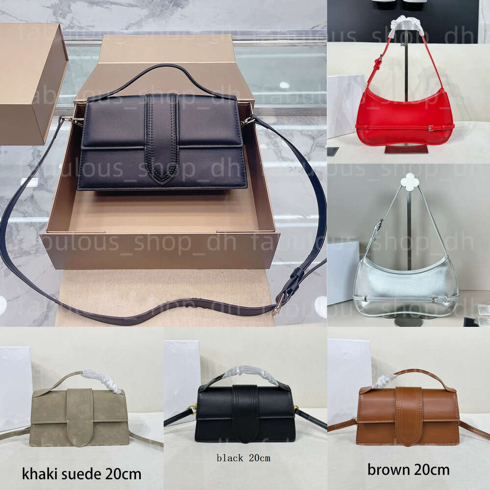 Jaccquemues Bag Designer Bag Mini Le Bamnino Sac Chiquito Shoulder Luxury Women Crossbody Vintage Handbag Underarm Frosted Suede Leather Classic Jac