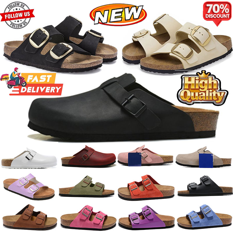With Box Designer Slippers Sandals Slides Black Grey Brown White Suede Leather Spring and Summer Collection Sandal Slipper Beige flip flop Flat Snea