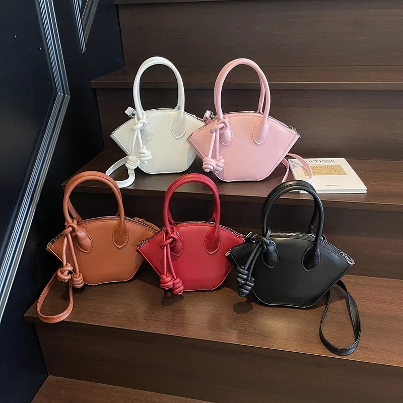 Large Capacity Solid Color Fashionable Texture Womens Fresh and Stylish Summer Handheld Shell Shoulder Crossbody Bag 260423BJ