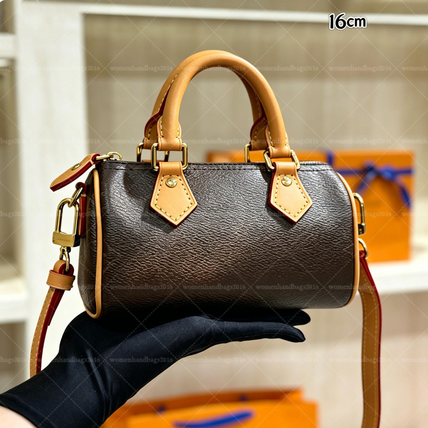 Luxury Nano Size Crossbody Bags Women Vintage Pattern Micro Top Handle Purse Small Bucket Satchel Designer Bag 2026 Summer Travel Gifts, Evening Par