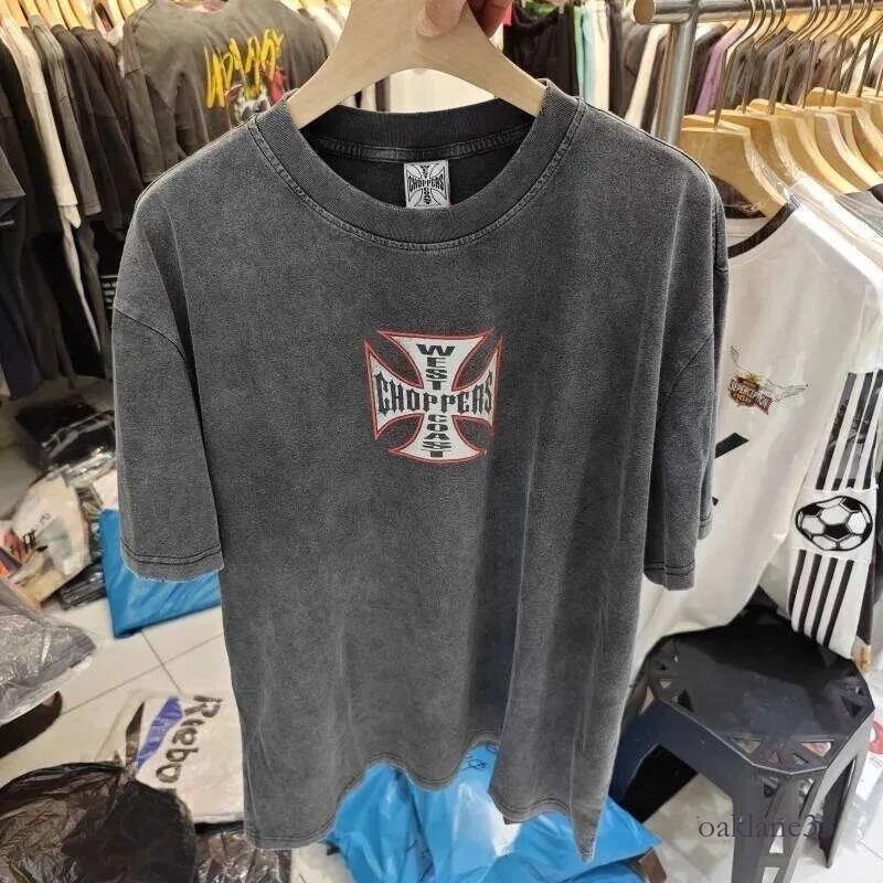Casual West Coast Choppers T-Shirt Trendy Streetwear Breathable Fabric Loose Fit Daily Outfit Z260310 9b-image-1103583168