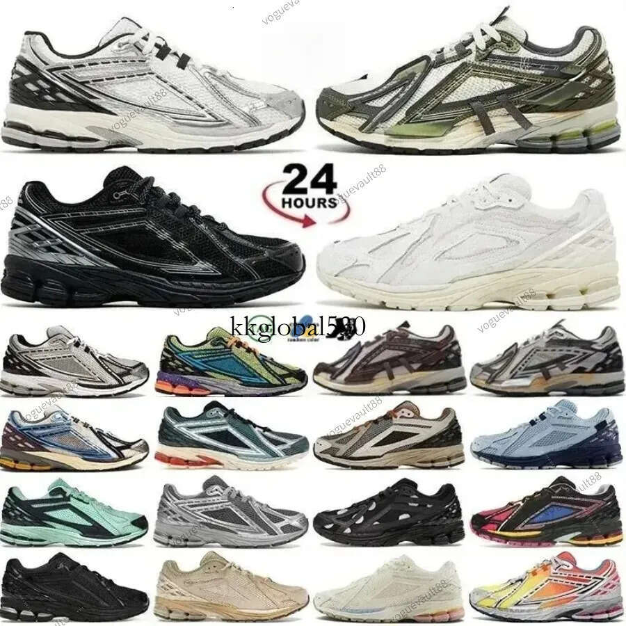 2026 Designer 1906 Running Mens Sneaker Protection Pack s Silver Luxury 1906r Shoes Black Leather Top Quality Womens White Metallic Gold Trainers EU