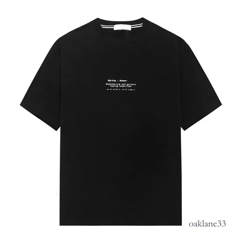 Topstoney SI Inspired Compass Print T Shirt Mens Designer Style Loose Fit Casual Cotton Tee Short Sleeve Streetwear Tops New Printed T-Shirt M L