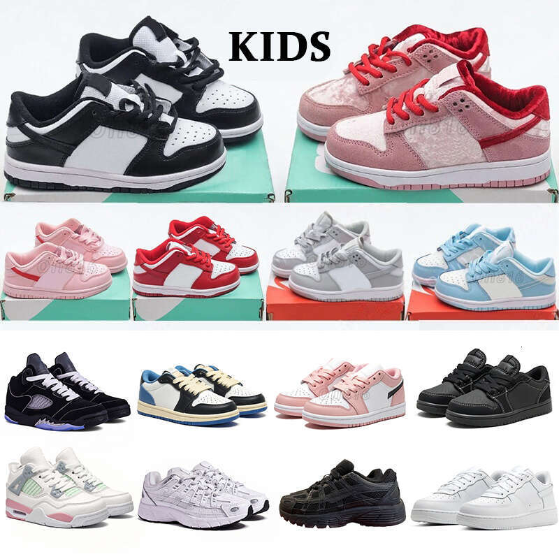 Kids Shoes toddler sneakers Same Style kids designer Panda Grey UNC Triple Pink Children youth little Preschool Girls Boys Sport trainers dunksne-image-926719985