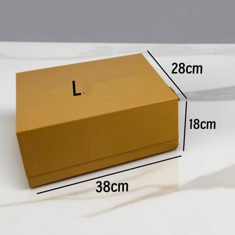 Designer style yellow shoe box, jewelry original, orange shopping bag, bag box, velvet cloth bag, clothes scarf box, packaging bag
