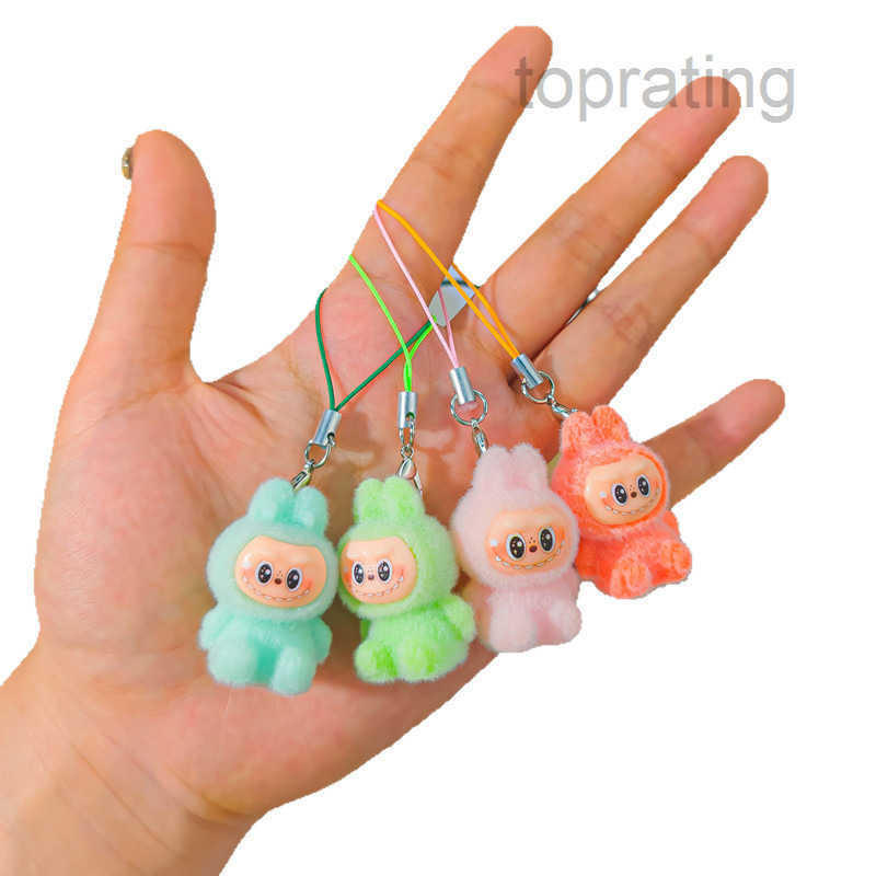 2026 new Labubu Plush Keychain Pendant Plush Fabric Figurine Bag Decoration Creative Small Gift Pendant Hj Factory direct-selling wholesale