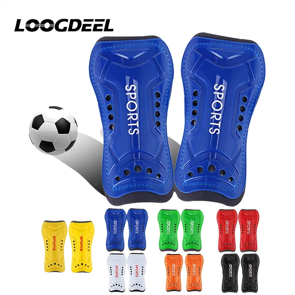 Loogdeel Soccer Shin GuardsShin Pads for Boys Girls Teenagers Lightweight Football Calf Protective Gear Cushion Reduce Shocks 260424BJ