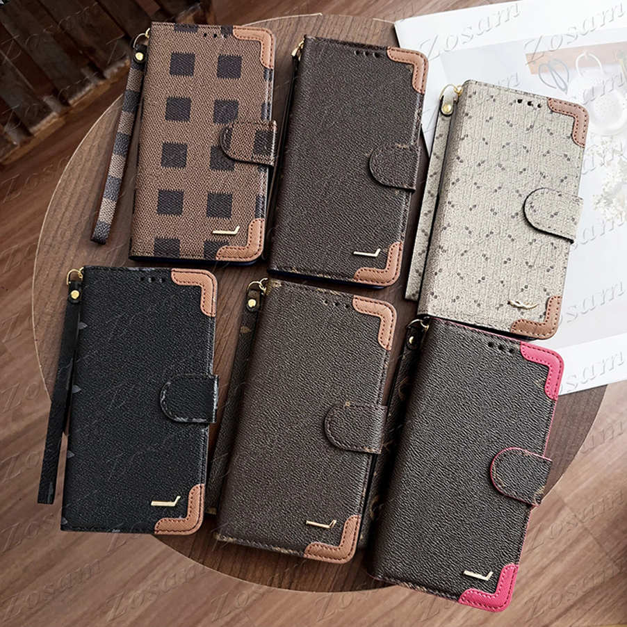 Luxury Wallet Cell Phone Case for iPhone 17 Air 16 15 Plus 14 13 12 Pro Max 11 Leather Protection TPU Shell Designer Magnetic Buckle Flip iPhone16 1