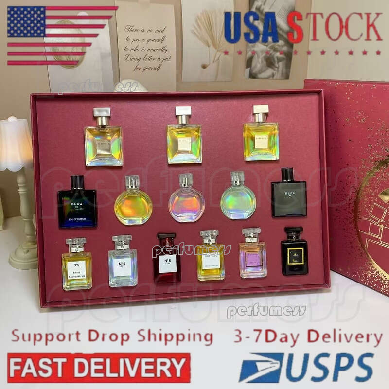 perfume set perfume women High Quality mini Perfume 30ML 7.5ML 14pcs set With Box set for gift mini cologne spray lasting fragrance Christmas gif-image-1103856951