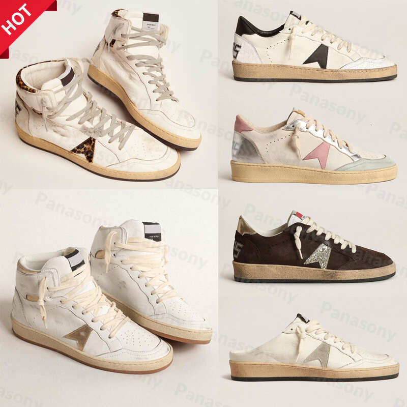 Designer Superstar High Casual Golden Sky Super Shoes Italy Brand Do Old Dirty shoes Classic Sneakers Ball Star Luxury Dirtys Sequin White Big Si-image-942918726