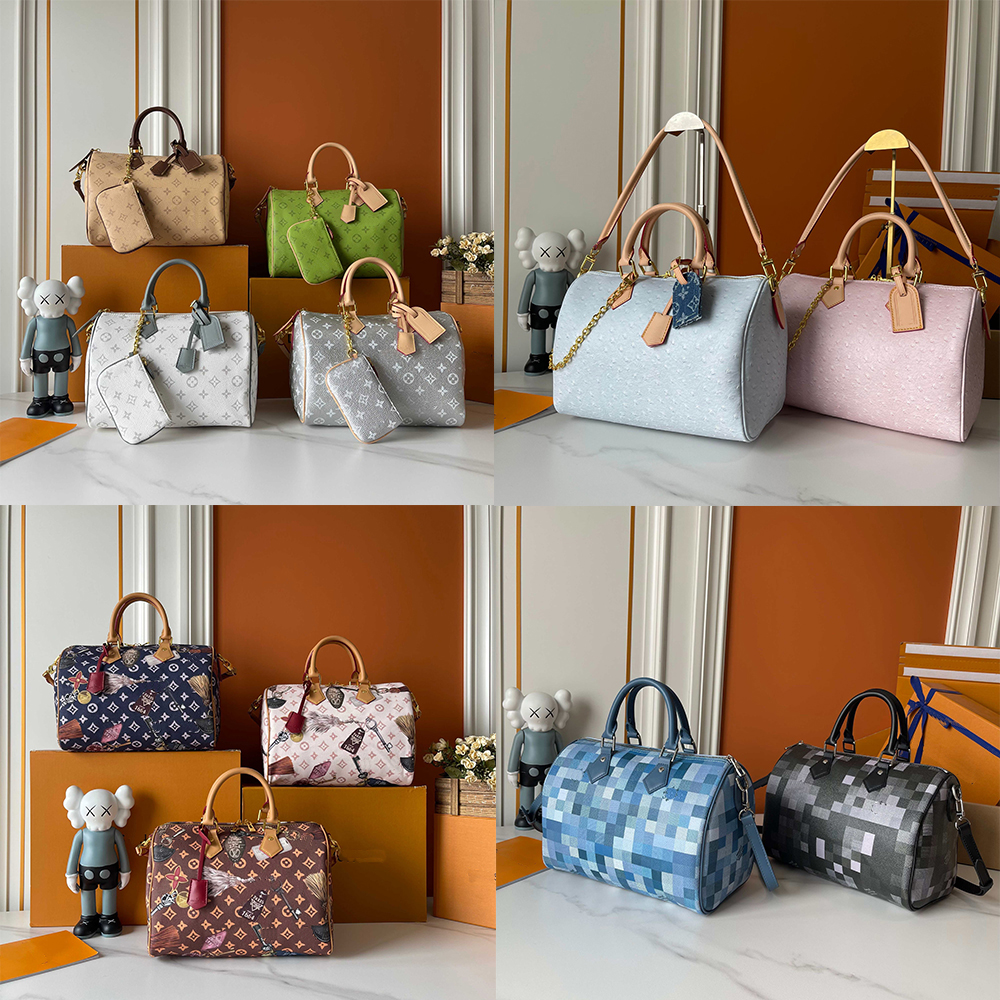 New Model Murakami 30cm Boston Designer Women's Handbag Shoulder Crossbody High Quality Luxury Bag Source Factory
