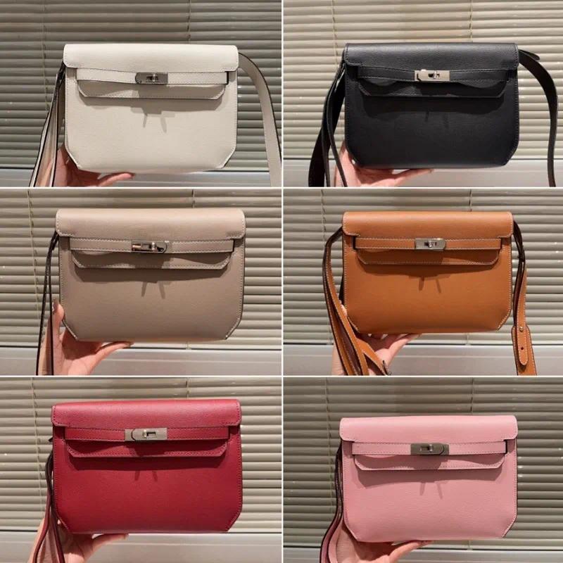 Designer bag for women's platinum single real leather shoulder bag backpack handbags top quality Cross body purse large tote lock gold Even clu