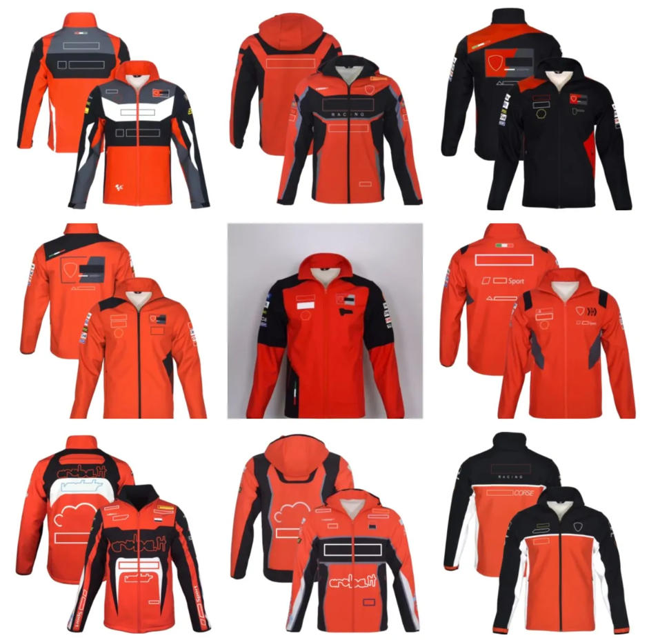 Chaqueta de carreras deportiva para motocicleta para hombre y mujer, Sudadera con capucha para montar en carretera, abrigo cálido con forro polar pa