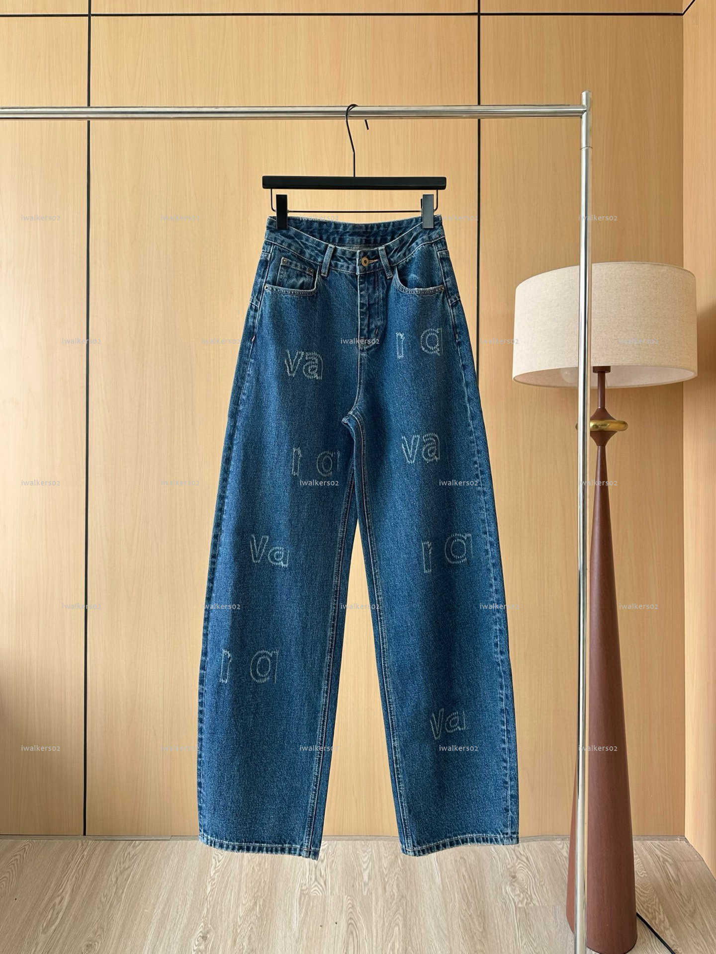 Classics women jeans high quality girls pants designer clothes women Denim letter decoration lady trousers A222X05N000-image-1103801030