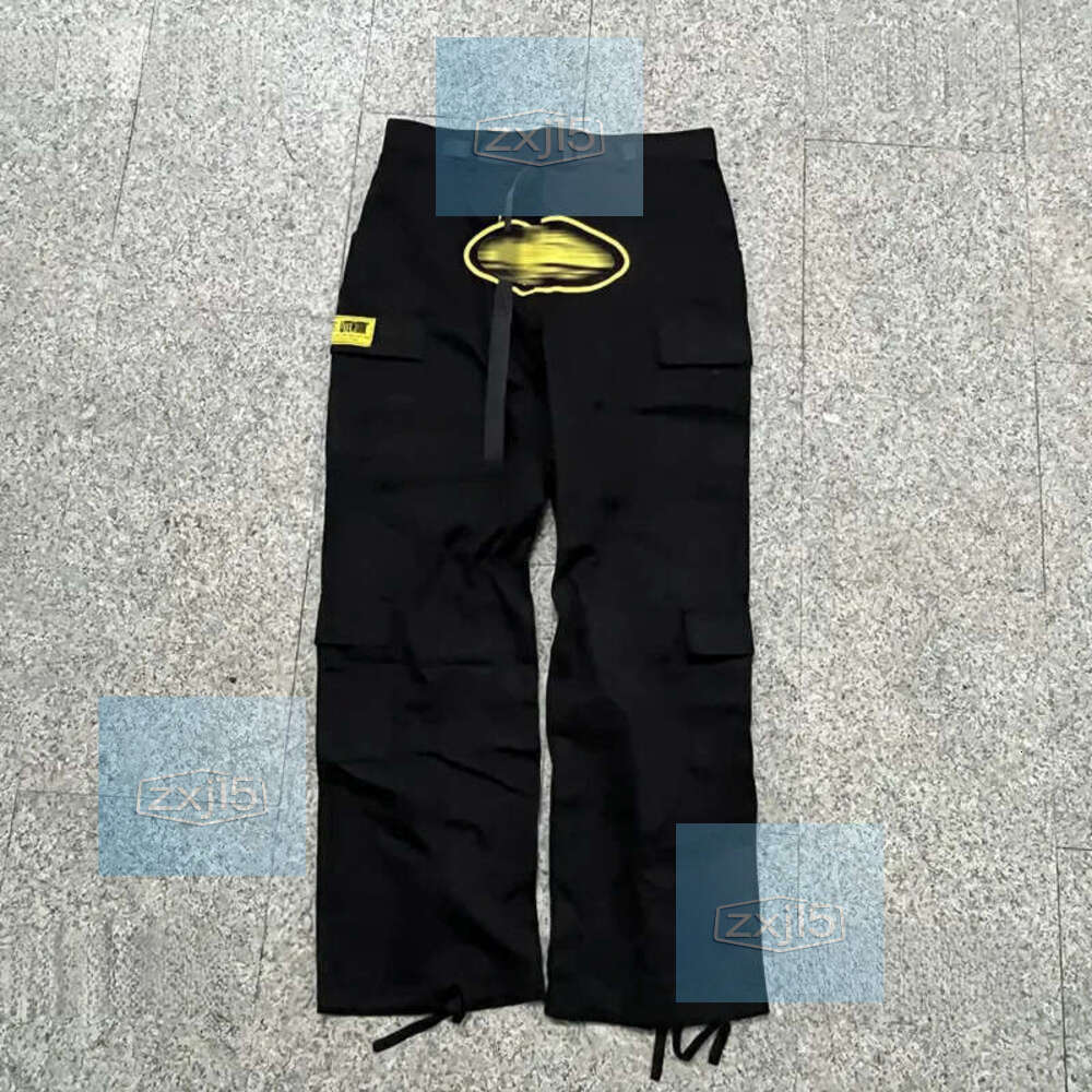 Cortezitys Pants Designer Y2k Style Cargo With Multi Pockets Hip Hop Casual Demon Island Trousers For Men Women Sweatpants Corteilys Loose Pure Qual