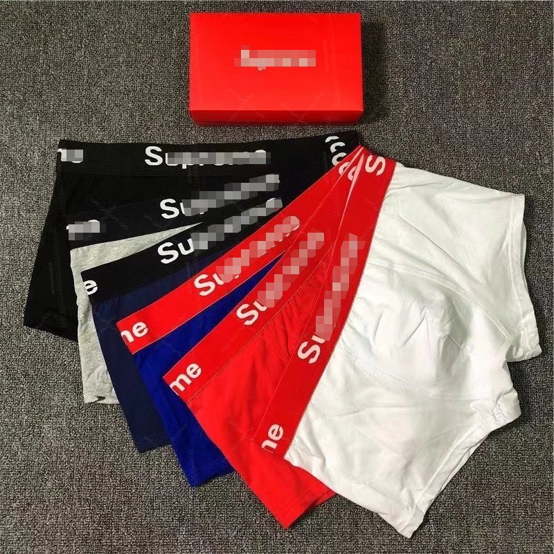 SUP designer Underwear Underwear designer Sexy Cotton Underpants Men Shorts BriefsHigh Quality Breathable Underwear With Bags Branded Male Pants $15