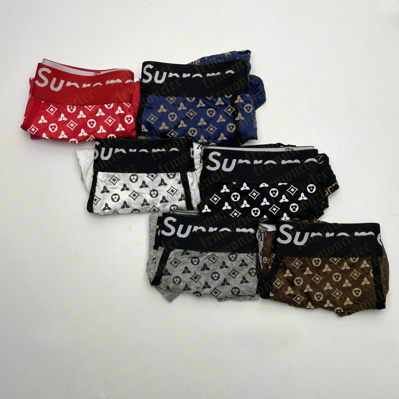 5 Pieces Men Designer Briefs Letter Print Fashion Classic Cotton Quadrangle Underwear Boxer Shorts Casual Daily M to XXL $5