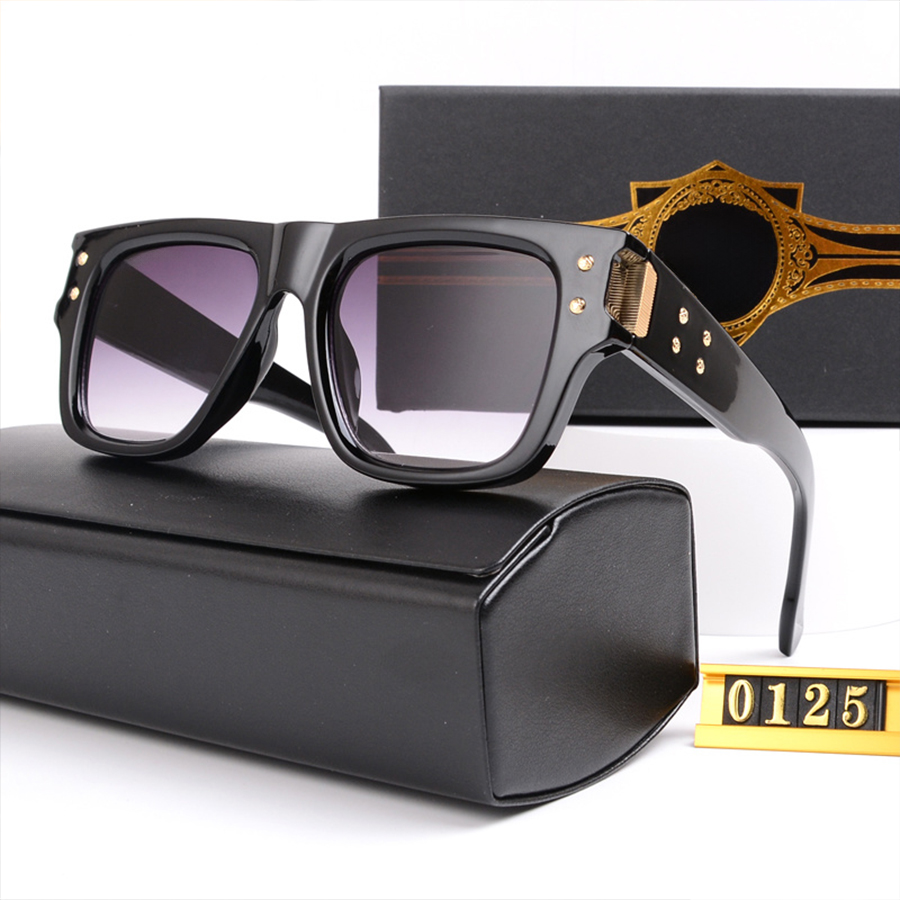 Designer Sunglasses Unisex Sunglass Trendy Plain Glasses Classic Element Fashion Eyeglasses Decorative Full Frame UV400 Man Woman Top Quality