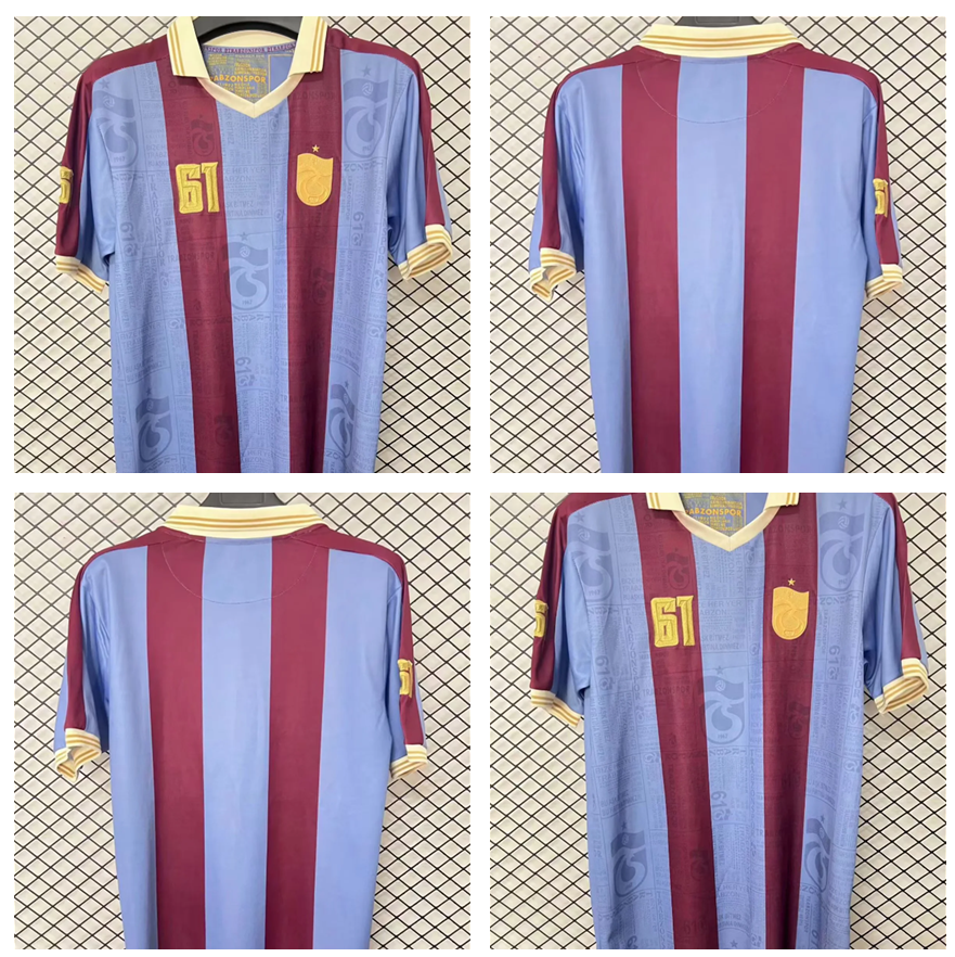 2026 Trabzonspor Mens Retro Soccer Jerseys 4XL COLMAN BURAK Home Vintage YATTARA Football Shirts Short Sleeve Uniforms