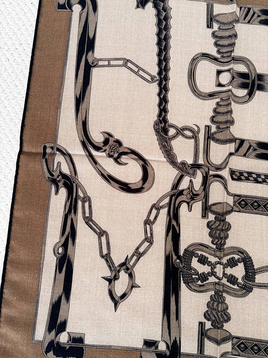 Écharpe en laine et soie imprimée à 2 faces pour femme, châle chaud d'hiver, petit Bandana, sac à cou, accessoires pour vêtements, châles Pashmin