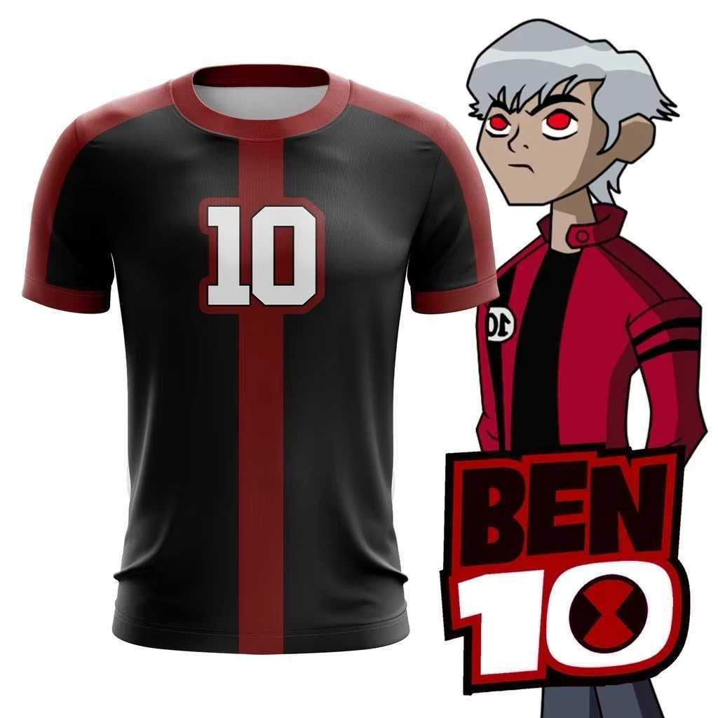 2025 Anime Omnitrix Ben10 Cosplay T-shirts 3D Ben Tennyson Print Kid Cartoon T Summer Men Women Harajuku Short Slve Y2k Tops T260428