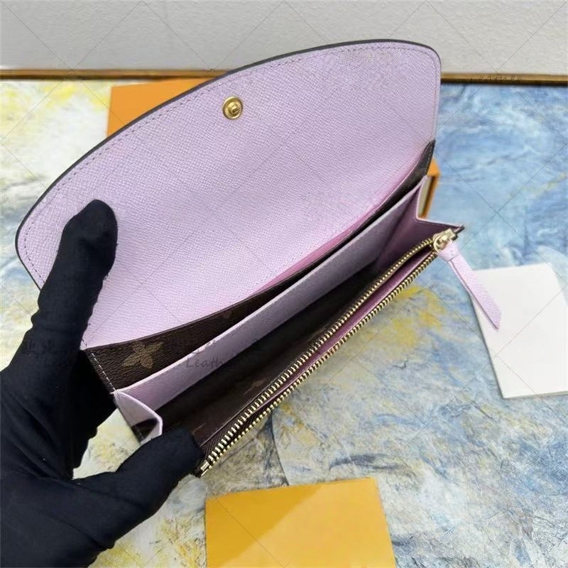 Luxurys Designers wallet fashion Leather Folding Wallet Cute Coin Purse Women Credit Card Holder Women leather bags Classic Letters wallets coin-image-854047388