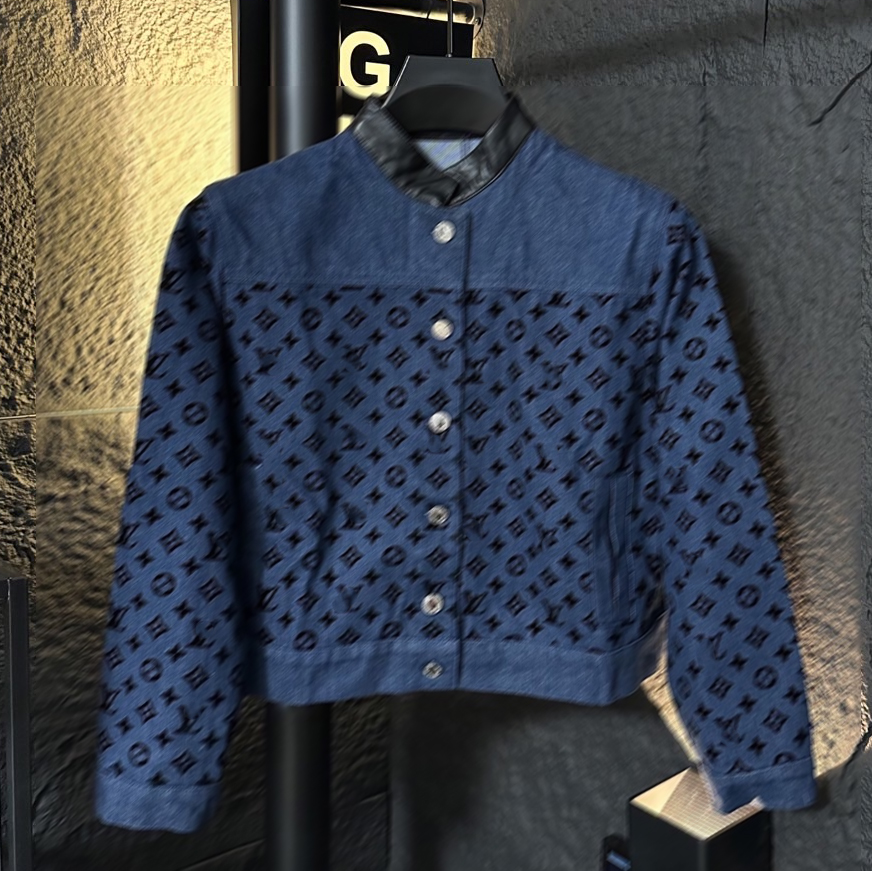 Women's Jackets Designer woman Clothing Denim Jacket Chic mania Short Women Luxury Button Down Coat Vintage Geometric Print Fall Outfits New It