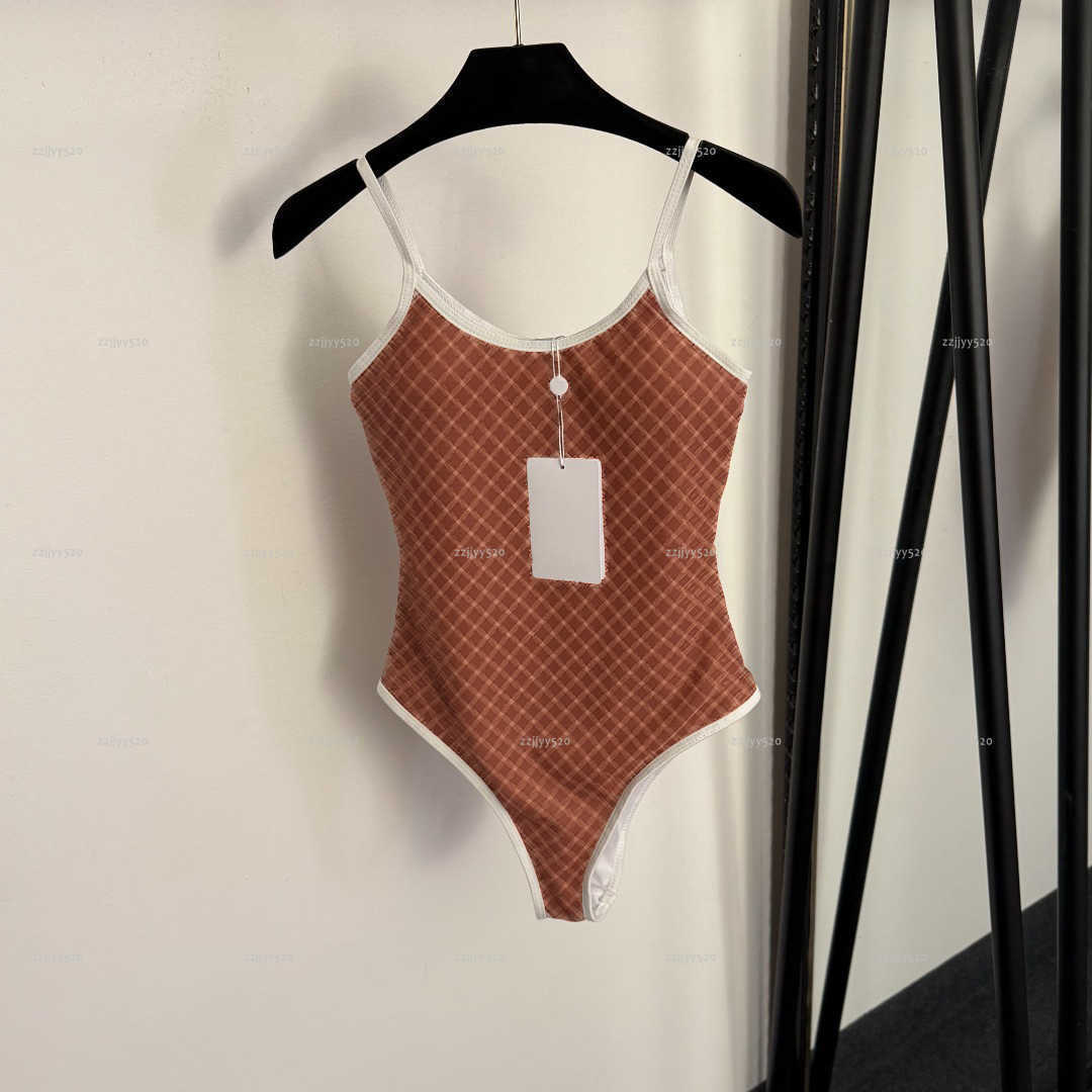 Brand conjoined women swimsuit summer lady bikini women designer clothes printed camisole swimwear A617X13N240-image-1103904136