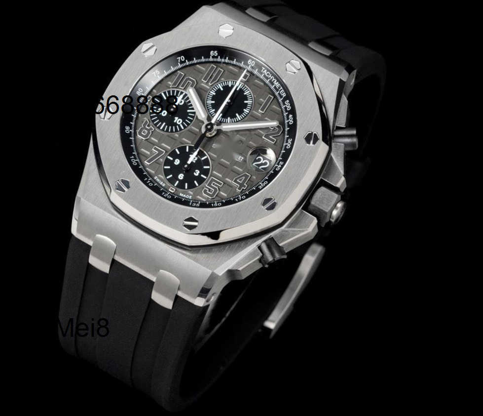 Luxury Automatic Mechanical Watch RoyalOak 26238/26470 Designer Offshore Watches Skeleton Steel Green Dial Chronograph 3126 42mm Watch Wristwatch me