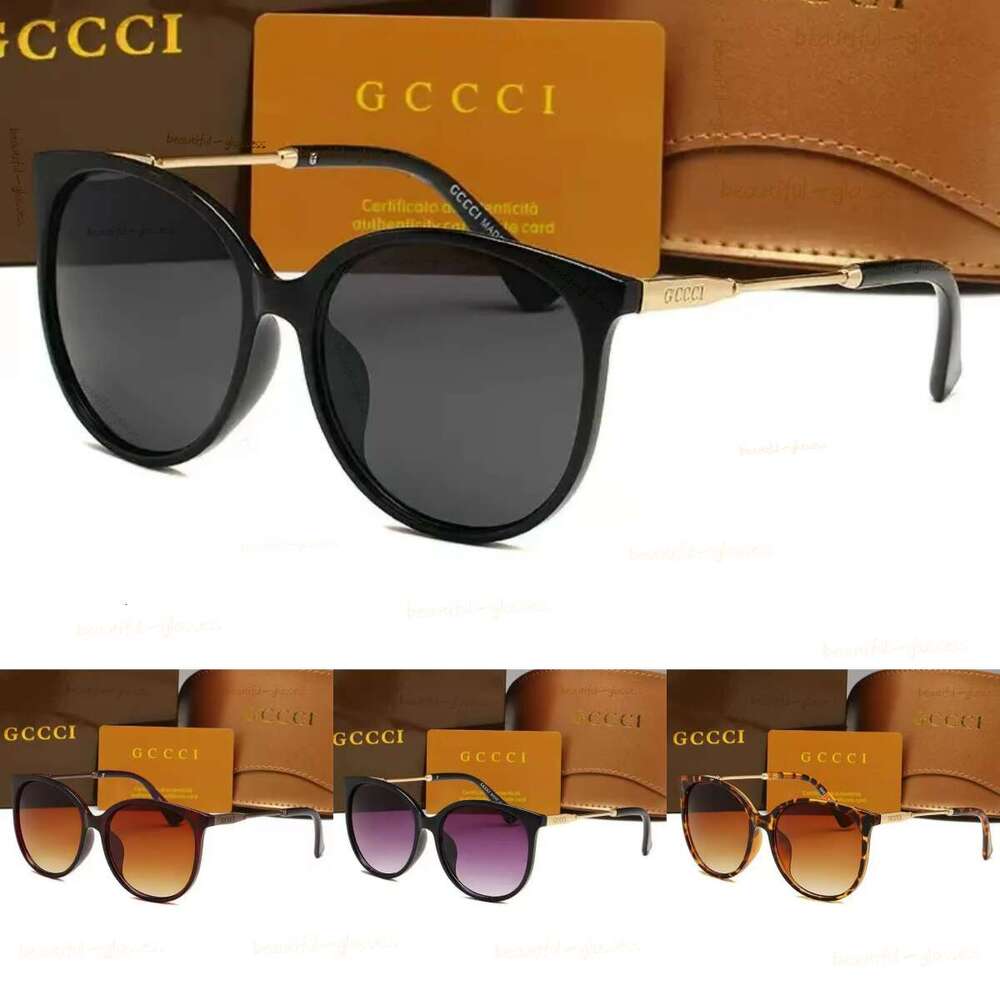 Hot Selling Luxury Sunglasses for Women Men Vintage Metal Frame Cat Eye UV400 Polarized Fashion Eyewear with box