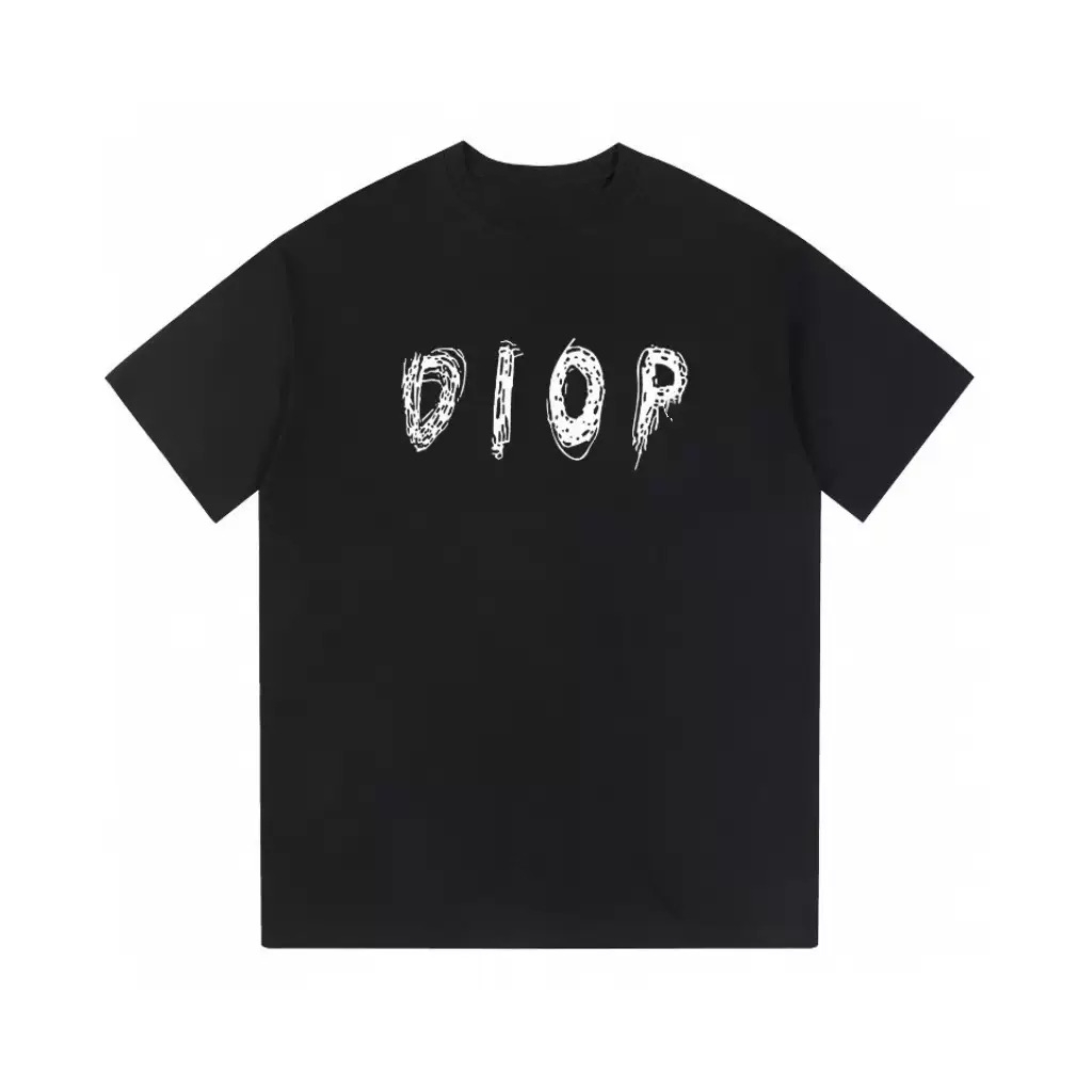 Men Women Floral Letter Print Oversized T-Shirt Luxury Style Cotton Crew Neck Short Sleeve Casual Streetwear Tee-image-1103901327