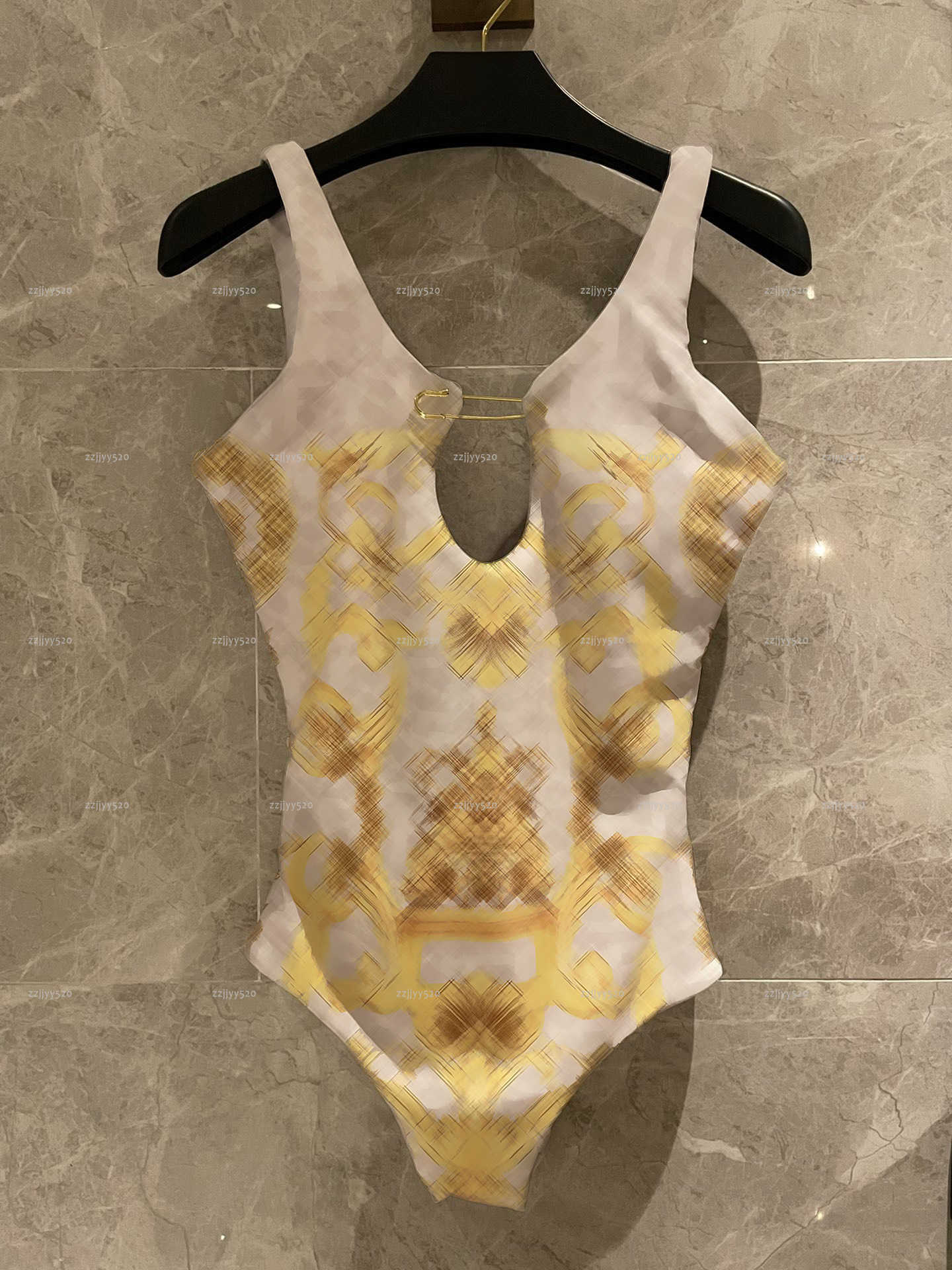 Brand conjoined women swimsuit summer lady bikini women designer clothes printed camisole swimwear A1276X13N240-image-1103904320